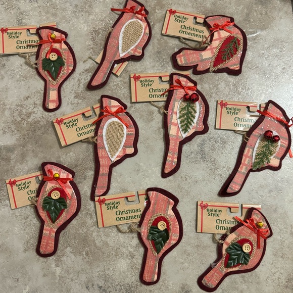 Christmas Ornaments, Birds - Picture 2 of 2